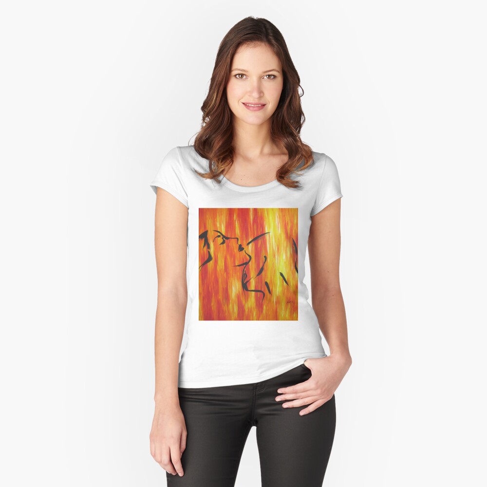Item preview, Fitted Scoop T-Shirt designed and sold by wernerszendi.