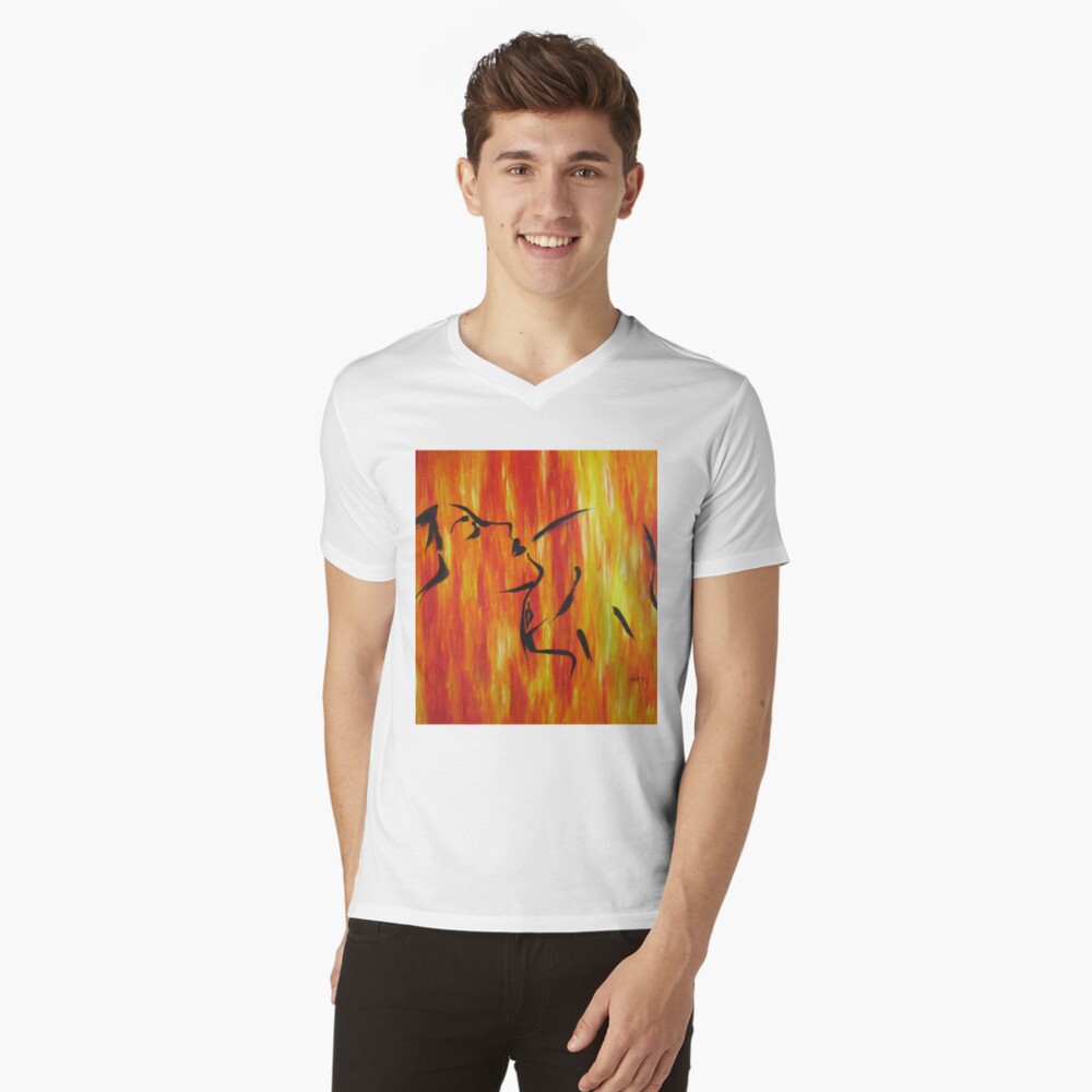 Item preview, V-Neck T-Shirt designed and sold by wernerszendi.