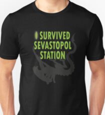 I Survived Sevastopol Station Slim Fit T-Shirt
