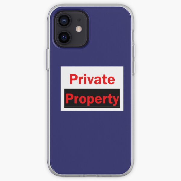 private property iPhone Soft Case