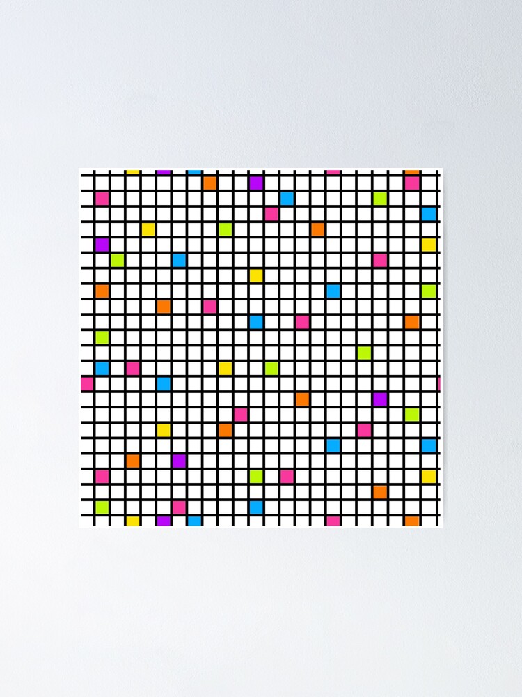 Retro 80s New Wave Vaporwave Pink and Purple Pixel Cube Pattern