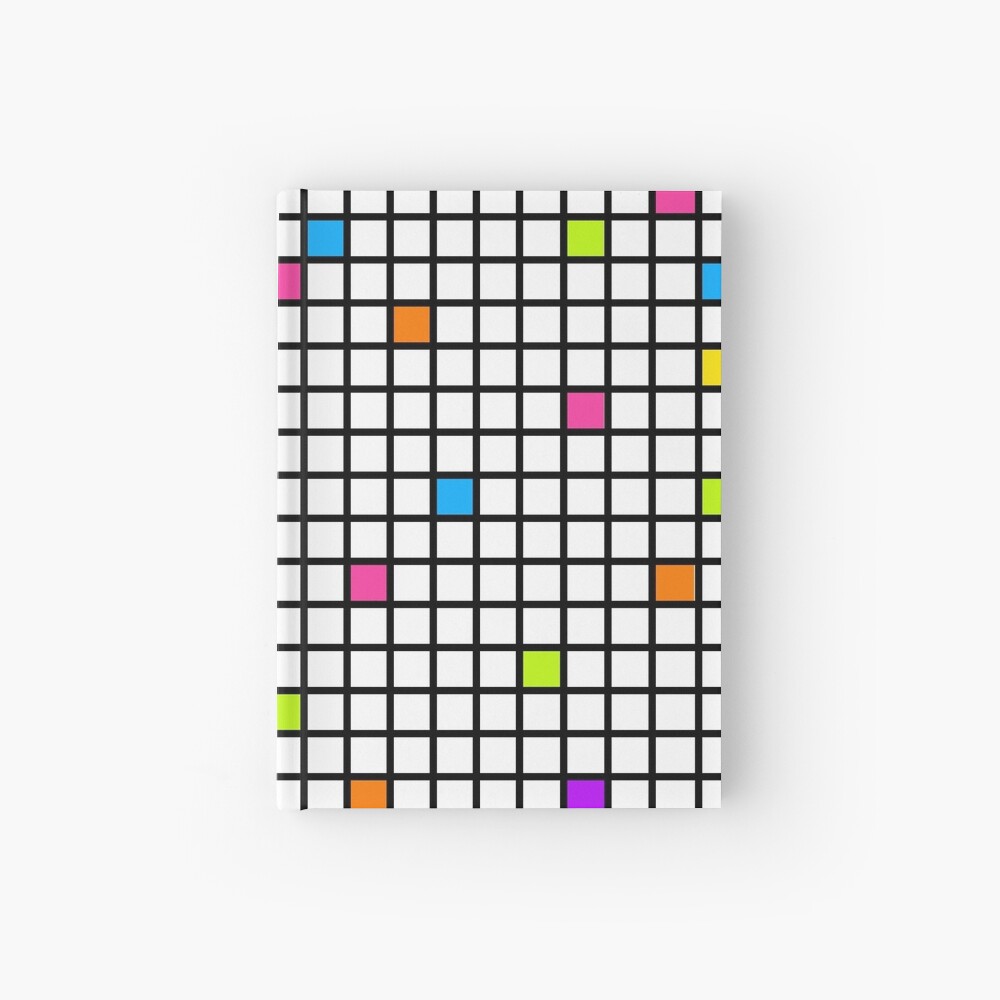 Retro 80s New Wave Vaporwave Purple and Blue Pixel Cube Pattern