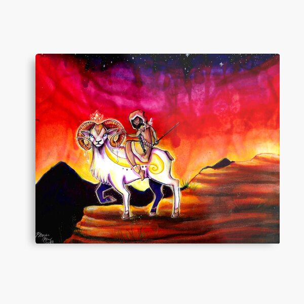 Guardians of the Mountain Metal Print