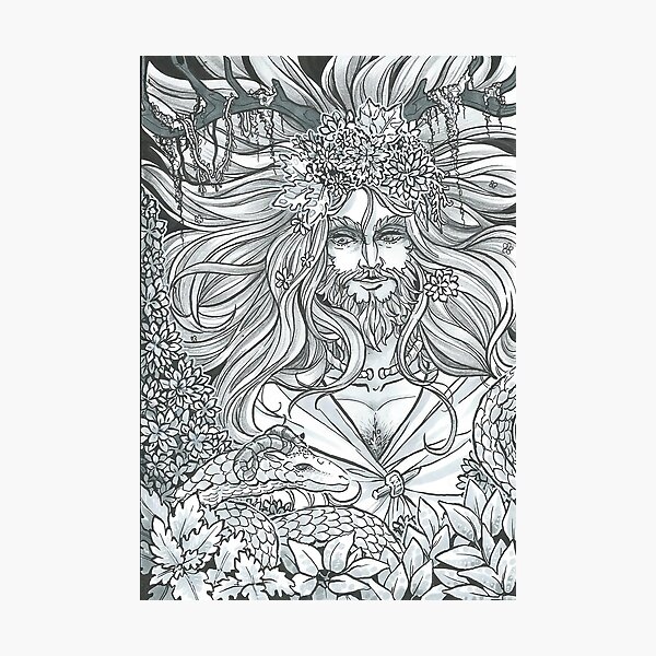 Item preview, Springtime Cernunnos designed and sold by 1funn.