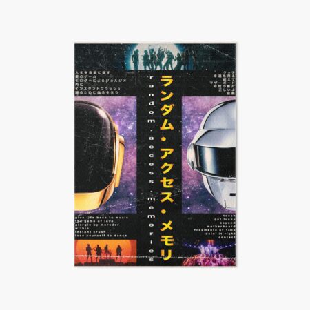 Daft Punk Poster Art Board Print
