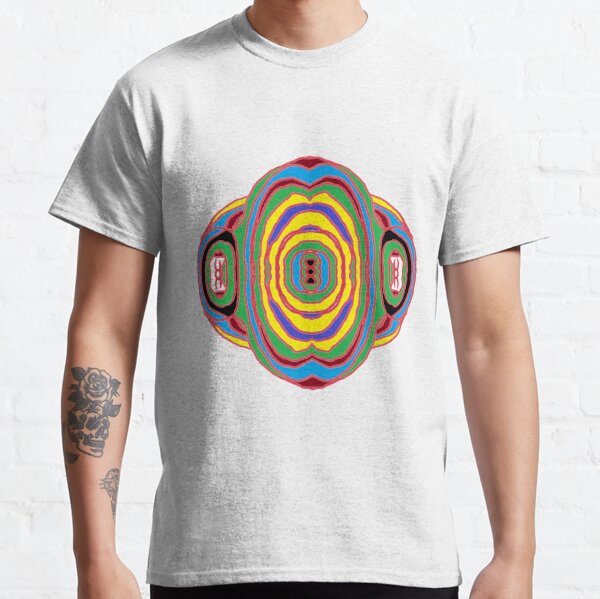 #Playmat #Psychedelic #Art #PsychedelicArt Psychedelic Colors Classic T-Shirt