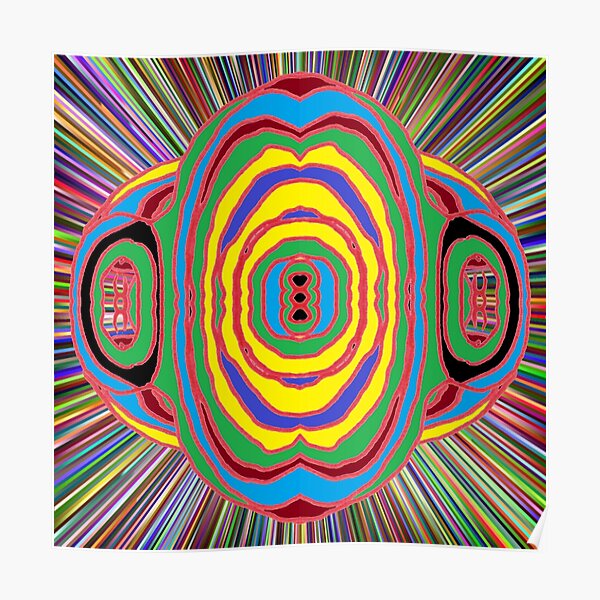 #Psychedelic #Art #PsychedelicArt #PsychedelicColors Poster