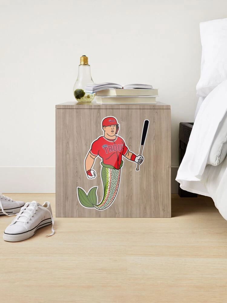 Mike as an actual Trout Sticker for Sale by StickyHenderson