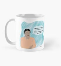 he, she, they, ze ... your mug will remind everyone how to ask about gender pronouns Classic Mug