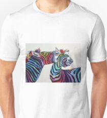 Funny zebras Unisex T-Shirt