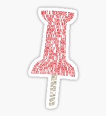 Paper Towns Typography Sticker