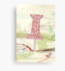 Paper Towns Typography Canvas Print