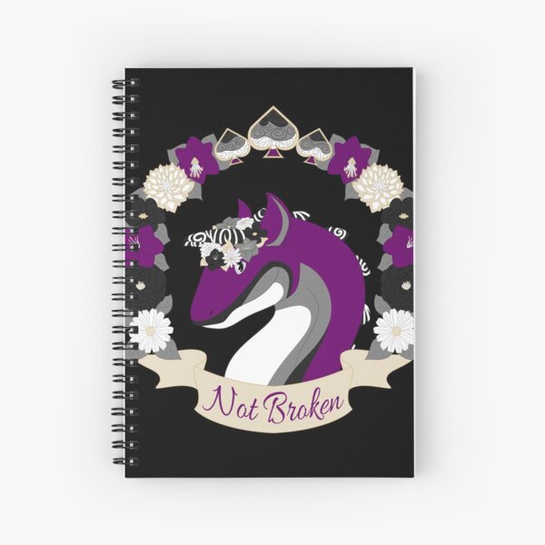 Ace Pride - Not Broken Spiral Notebook