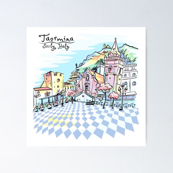 Item preview, Taormina, Sicily, Italy designed and sold by kavalenkavart.