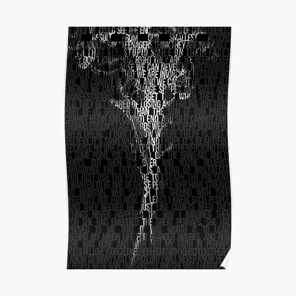Looking For Alaska Typography Poster