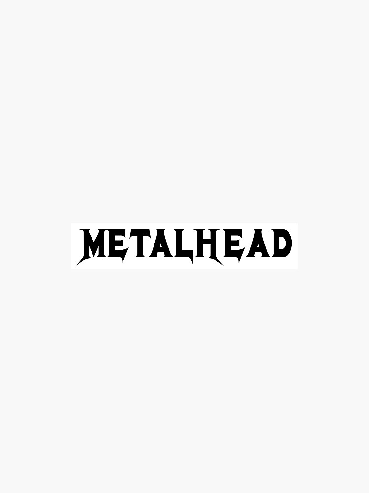 Thumbnail 3 of 3, Sticker, Metalhead Megadeth font designed and sold by mccullerschan99.