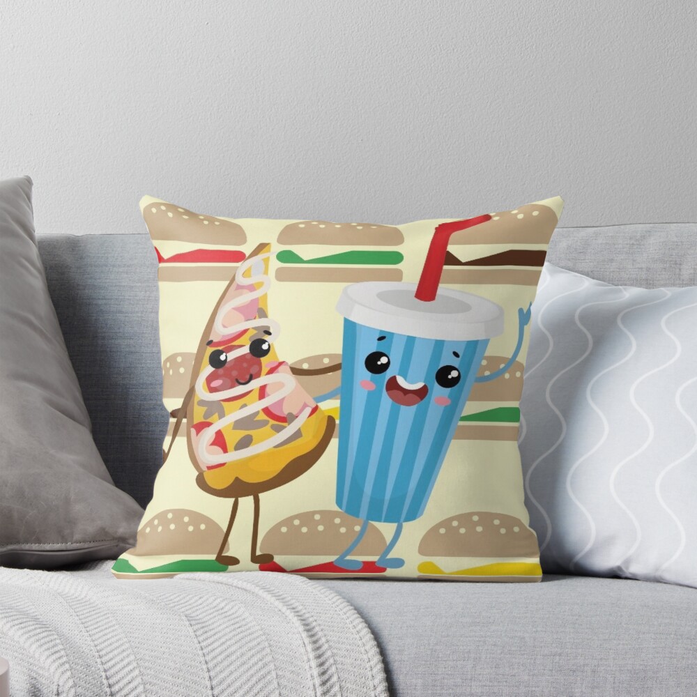 Item preview, Throw Pillow designed and sold by ColoredTime.