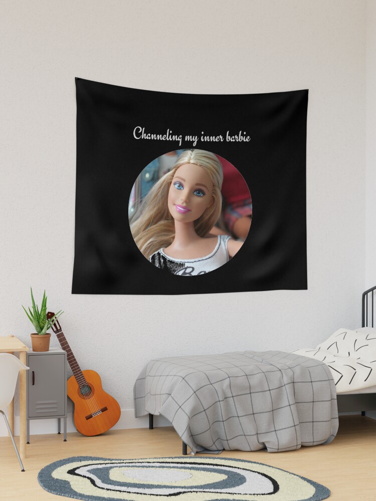Inner barbie teen, with gray text | Tapestry
