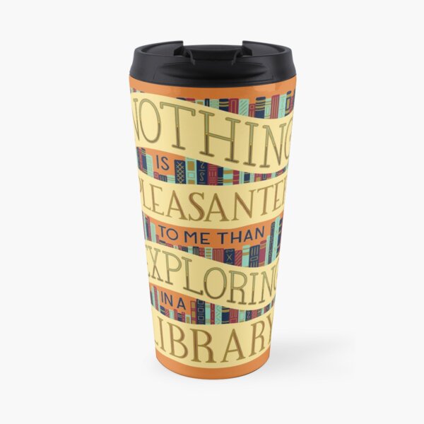 Exploring Libraries Travel Mug