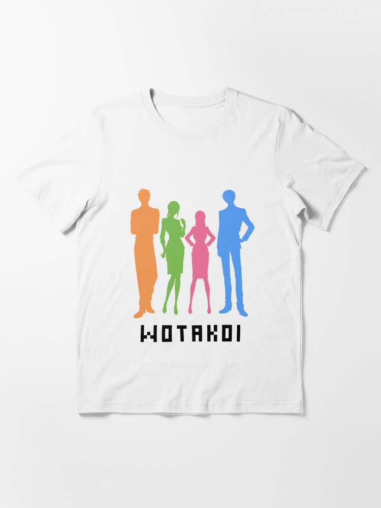 Camisa Wotaku ni Koi wa Muzukashii Personagens - Camisas Wotaku ni