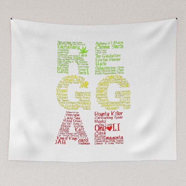 Item preview, Reggae Calligraphie Art Rastafari for Rasta Lover designed and sold by MYZAK HRM.