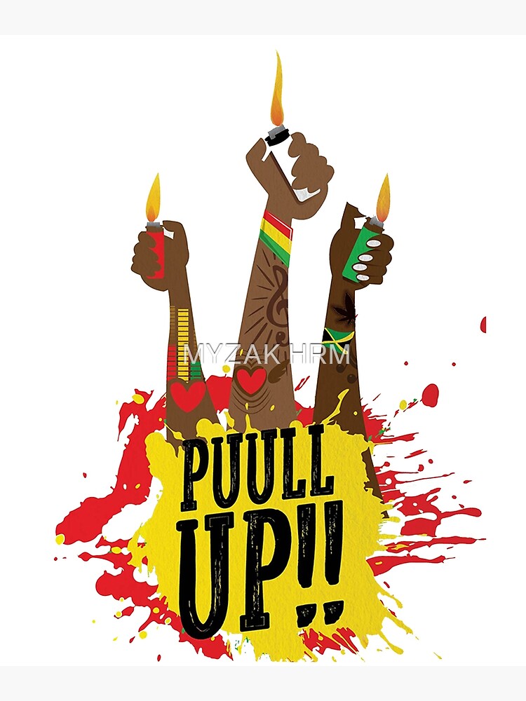 "Bob Marley Pull Up Reggae" Poster by OussHRM Redbubble