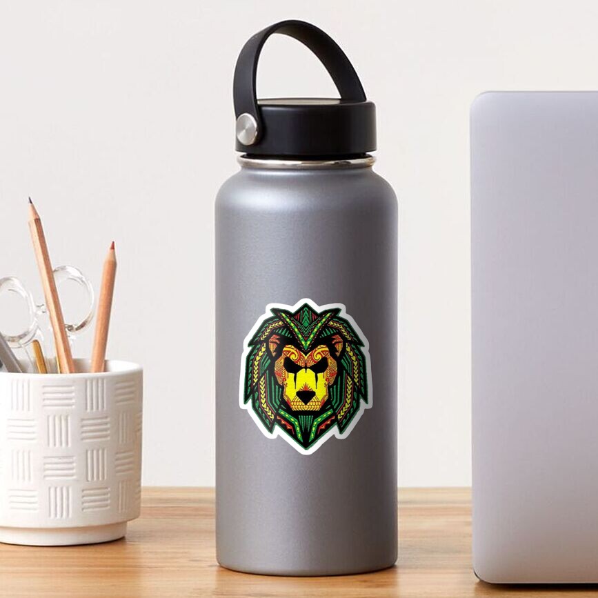 Bob Marley Lion Mosaik Kunst Sticker