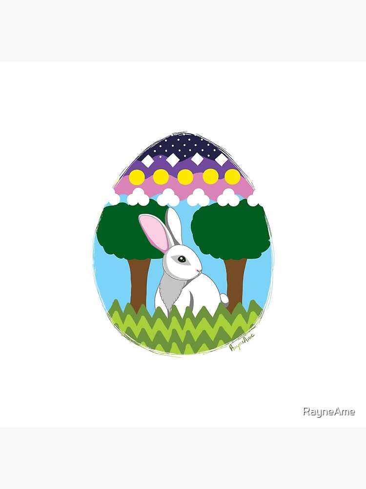 Easter Bunny in Egg by RayneAme