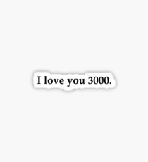 Ich liebe dich 3000 Sticker