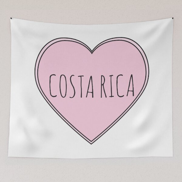 Item preview, Costa Rica Heart designed and sold by teesaurus.