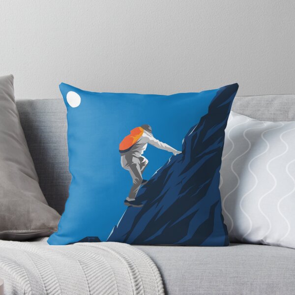 Item preview, Art Deco Geometric A Hiker`s Winter Dream Climb Retro designed and sold by 108dragons.