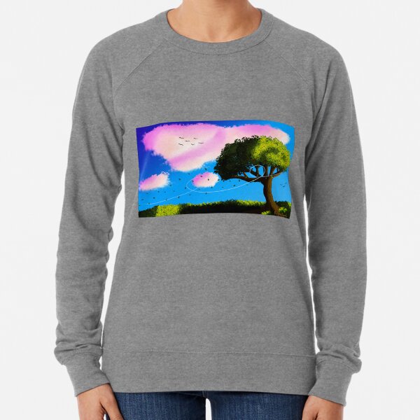 Sunset Tree Lightweight Sweatshirt