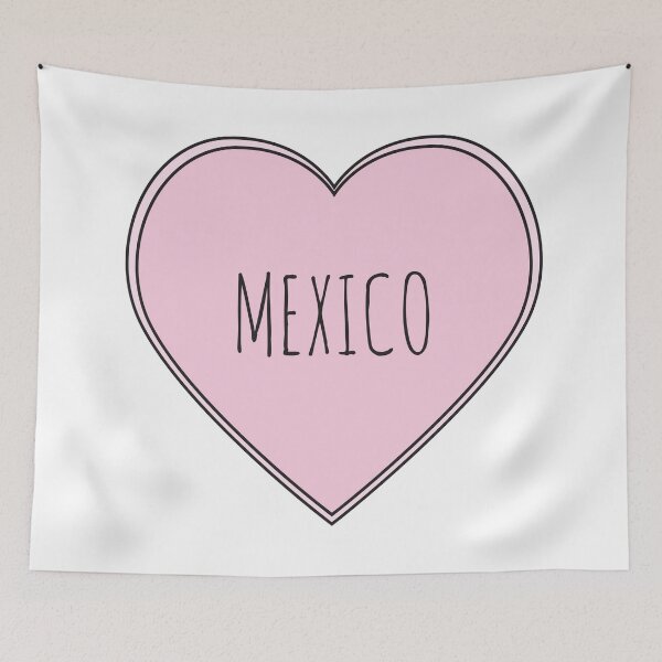 Item preview, Mexico Heart designed and sold by teesaurus.