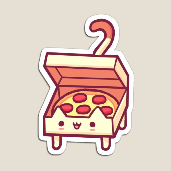 Pizza Cat Magnet