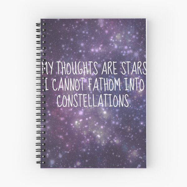 Item preview, "My thoughts are stars..." - TFiOS designed and sold by Emily Gamez.