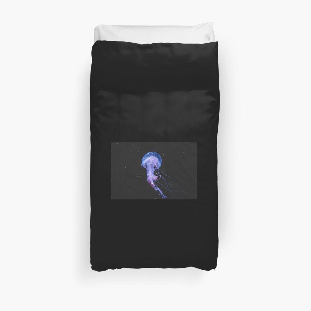 Pelagia noctiluca, Osborne Shoals Duvet Cover
