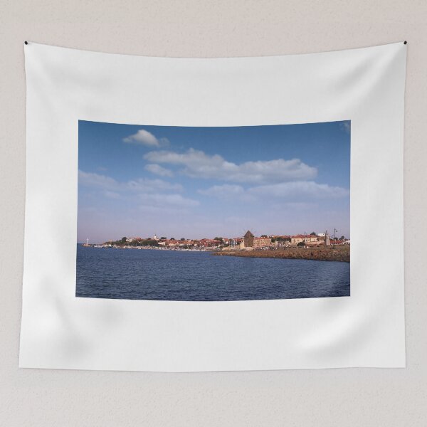 Item preview, Nessebar cityscape in summer Bulgaria designed and sold by goceris.