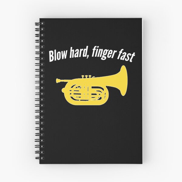 Item preview, Blow hard, finger fast - Funny marching baritone gift, Marching Band, Concert Band designed and sold by HEJAshirts.