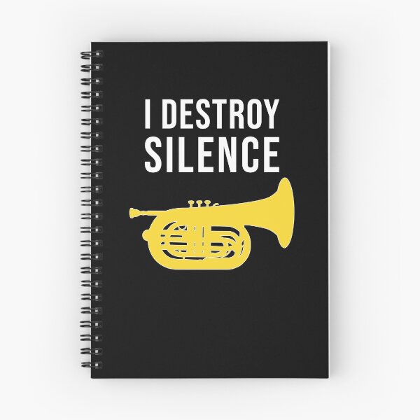 Item preview, I DESTROY SILENCE - Funny marching baritone gift, Marching Band, Concert Band designed and sold by HEJAshirts.