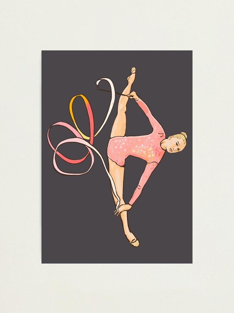 Rhythmic Gymnastics Art Print for Sale by Gymnastics Store