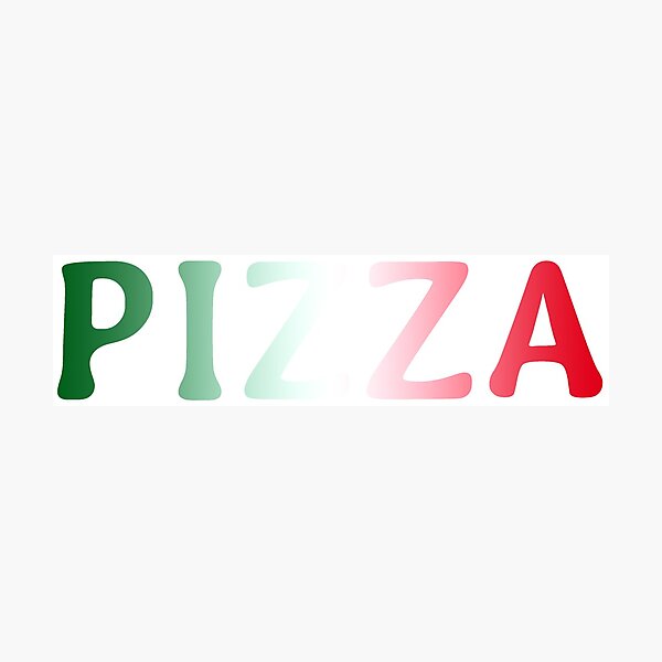 Pizza Fotodruck