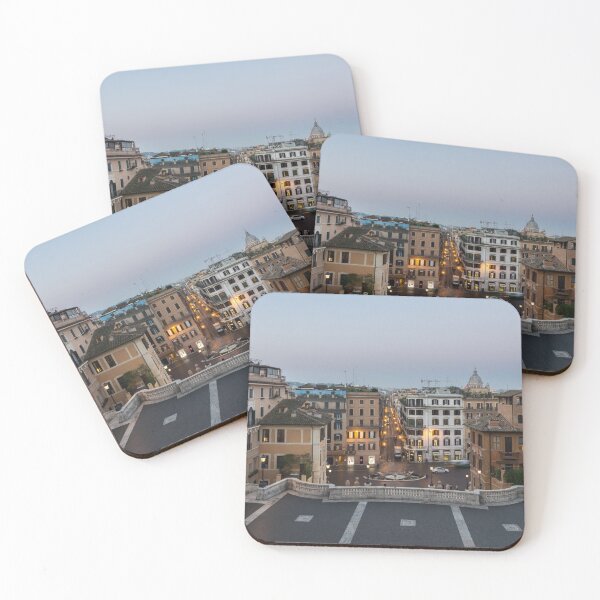 Item preview, Gallivanting Around in Rome Italy - Soft Dawn Over the Spanish Steps  designed and sold by Georgia Mizuleva.