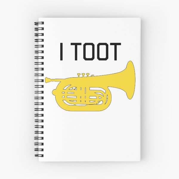 Item preview, I toot - Funny marching baritone gift, Marching Band, Concert Band designed and sold by HEJAshirts.