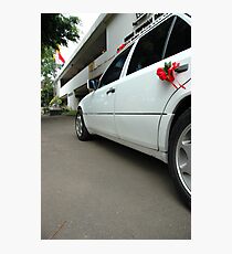 wedding car Photographic Print