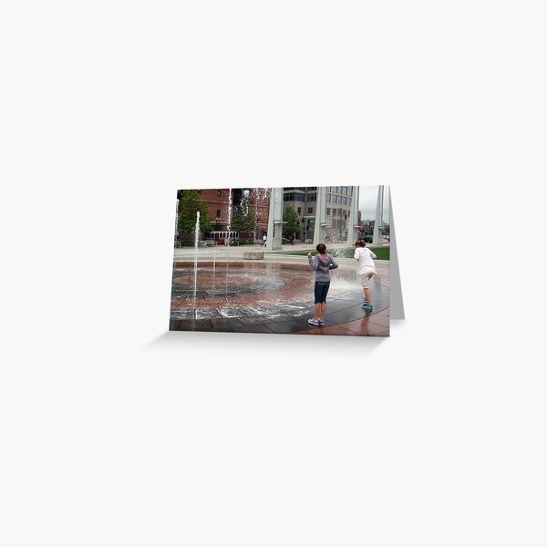 Ring a ding splash Greeting Card