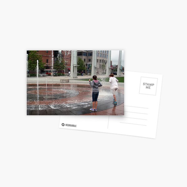 Ring a ding splash Postcard