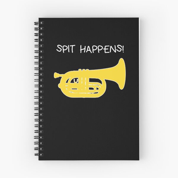 Item preview, Spit happens - Funny marching baritone gift, Marching Band, Concert Band designed and sold by HEJAshirts.