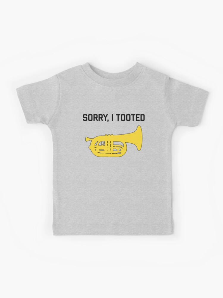 Funny Marching Baritone T-Shirt Sorry I Tooted Band Gift