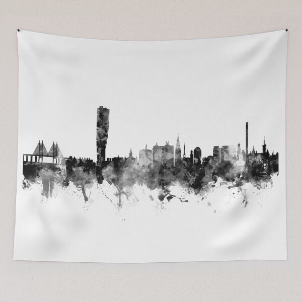 Item preview, Malmo Sweden Skyline designed and sold by ArtPrints.