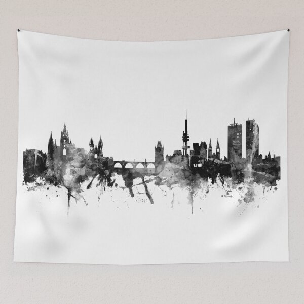 Item preview, Prague (Praha) Czech Republic Skyline designed and sold by ArtPrints.